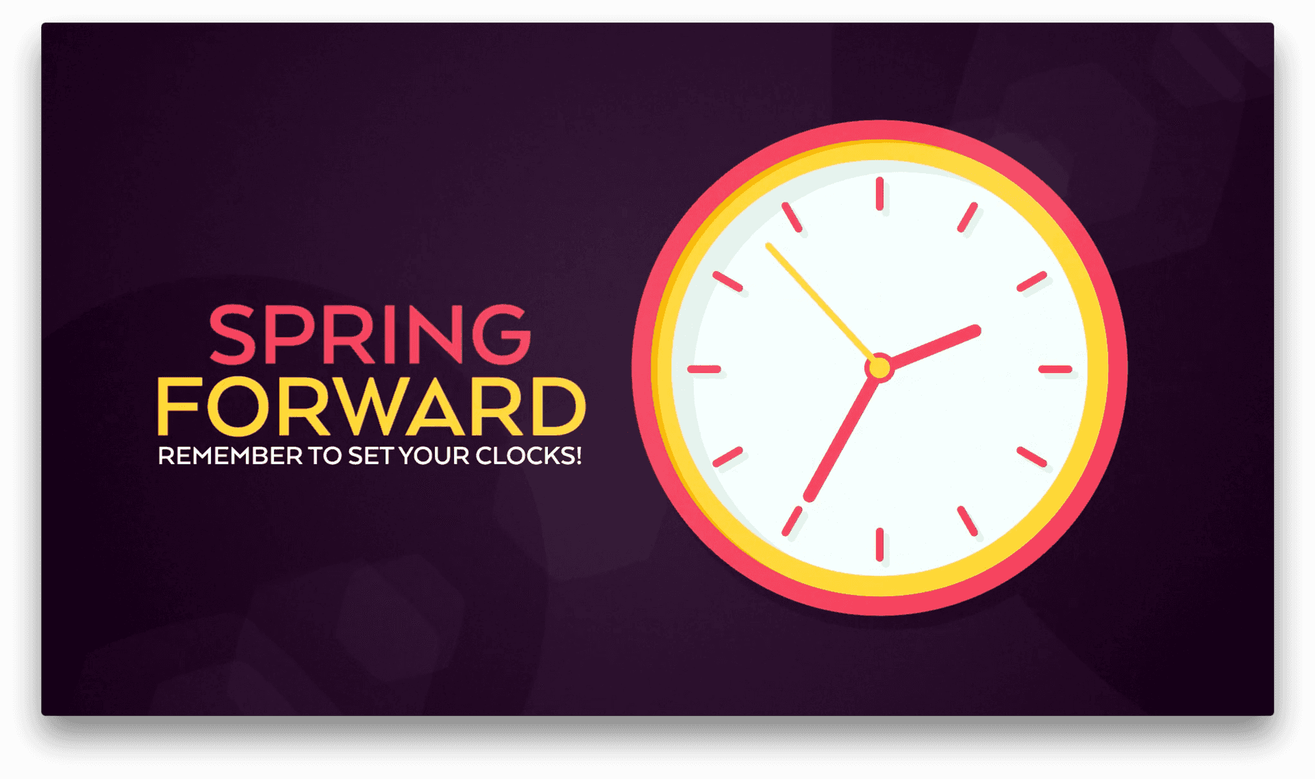 Daylight Saving Time Reminder PNG Image