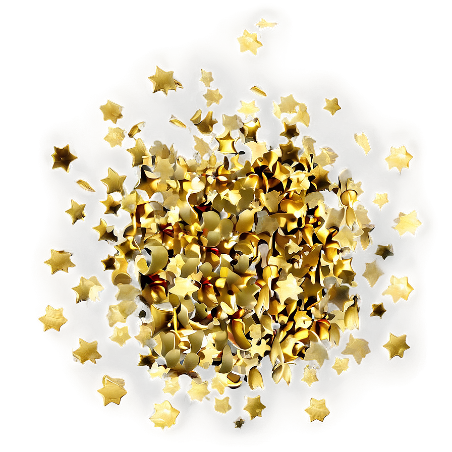 Dazzling Gold Confetti Png 05252024 PNG Image