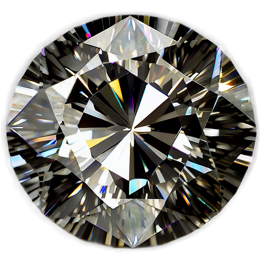 Dazzling Round Diamond Png Dcf PNG Image