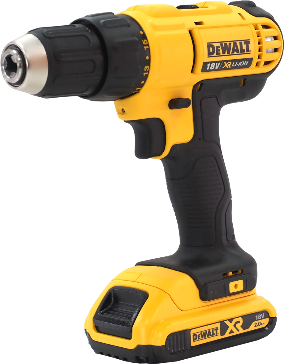 De Walt18 V Cordless Drill PNG Image