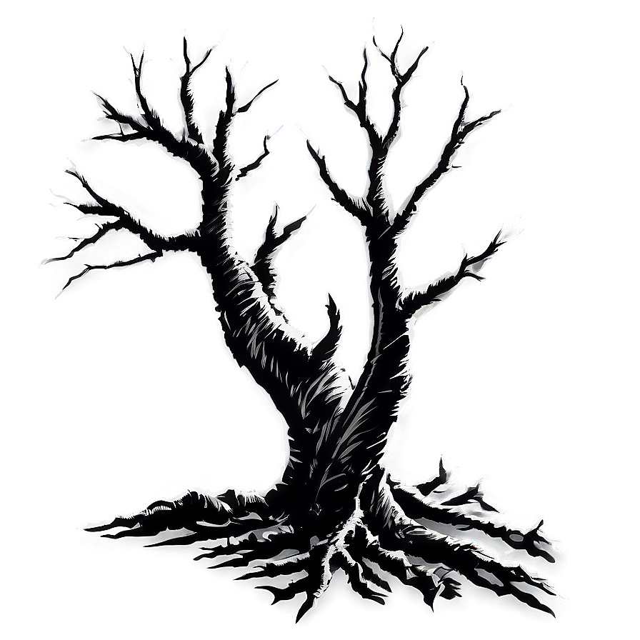 Dead Tree Black And White Png 27 PNG Image