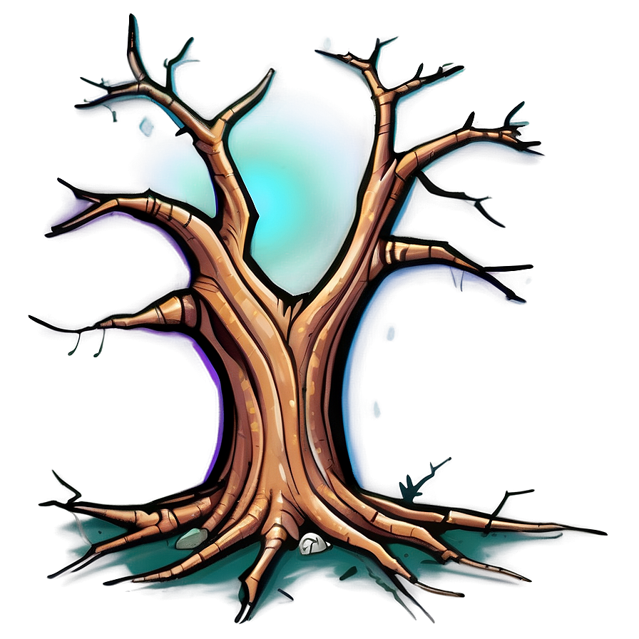 Dead Tree Cartoon Png Ipk PNG Image