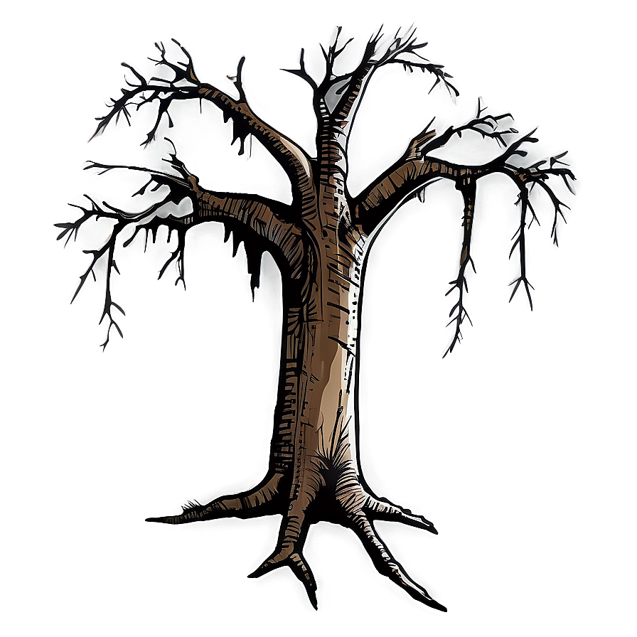 Dead Tree Clipart Png 05252024 PNG Image