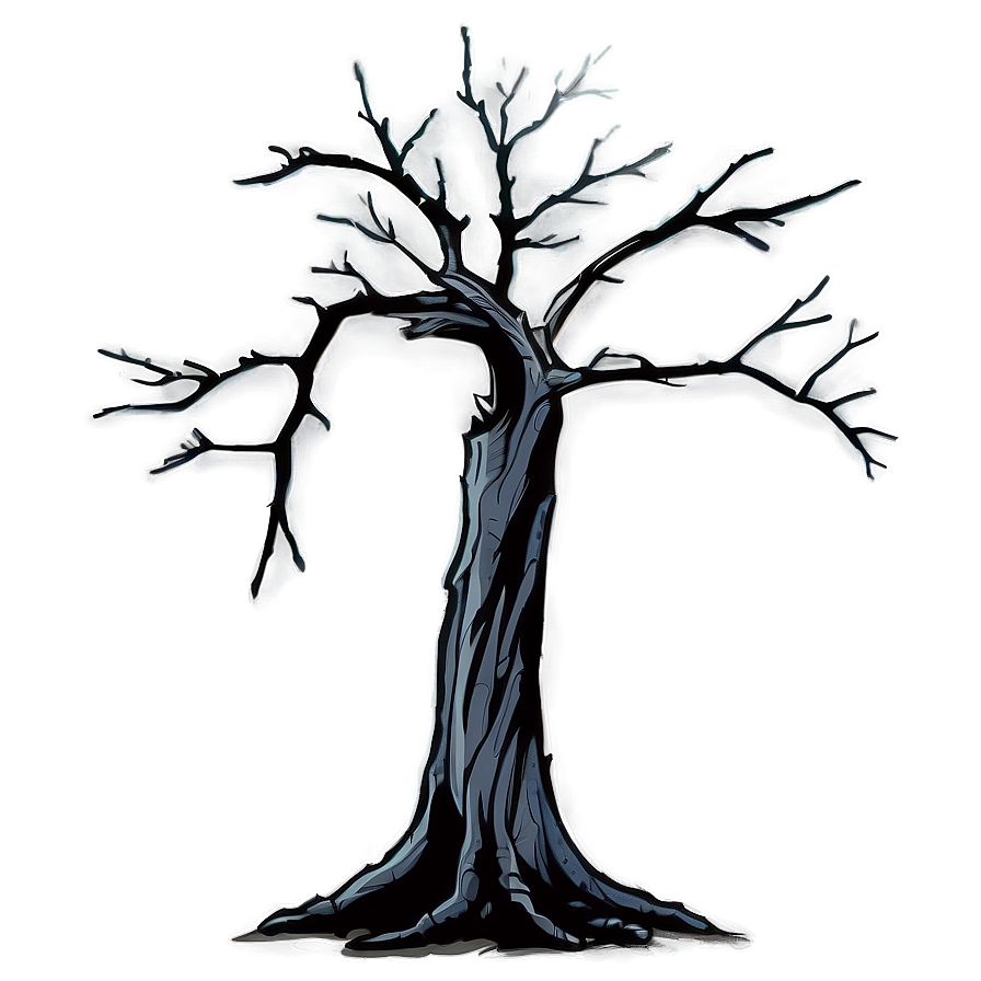 Dead Tree Illustration Png Lwn23 PNG Image