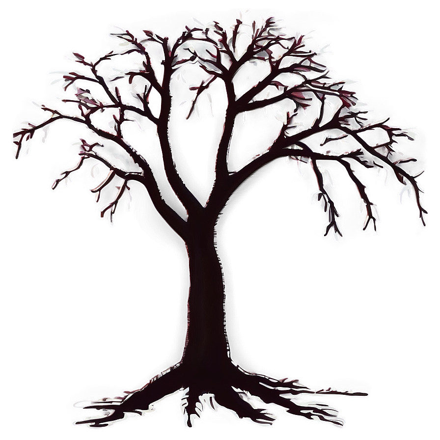 Dead Tree Silhouette Clipart Png 05252024 PNG Image