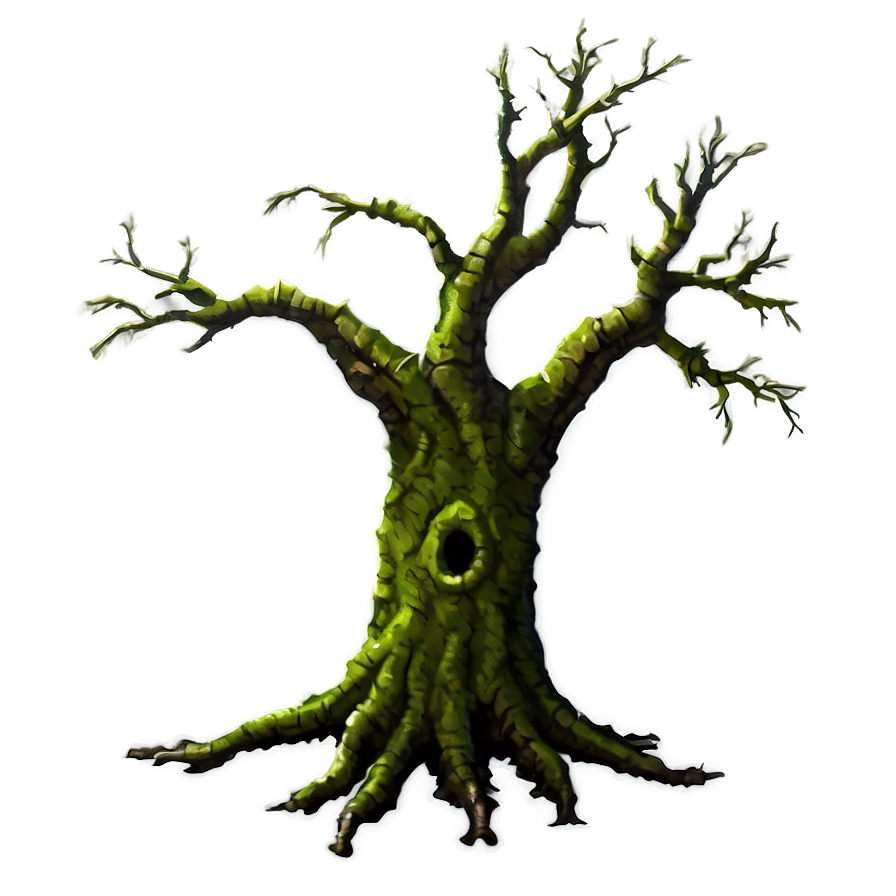 Dead Tree With Moss Png Jgc8 PNG Image