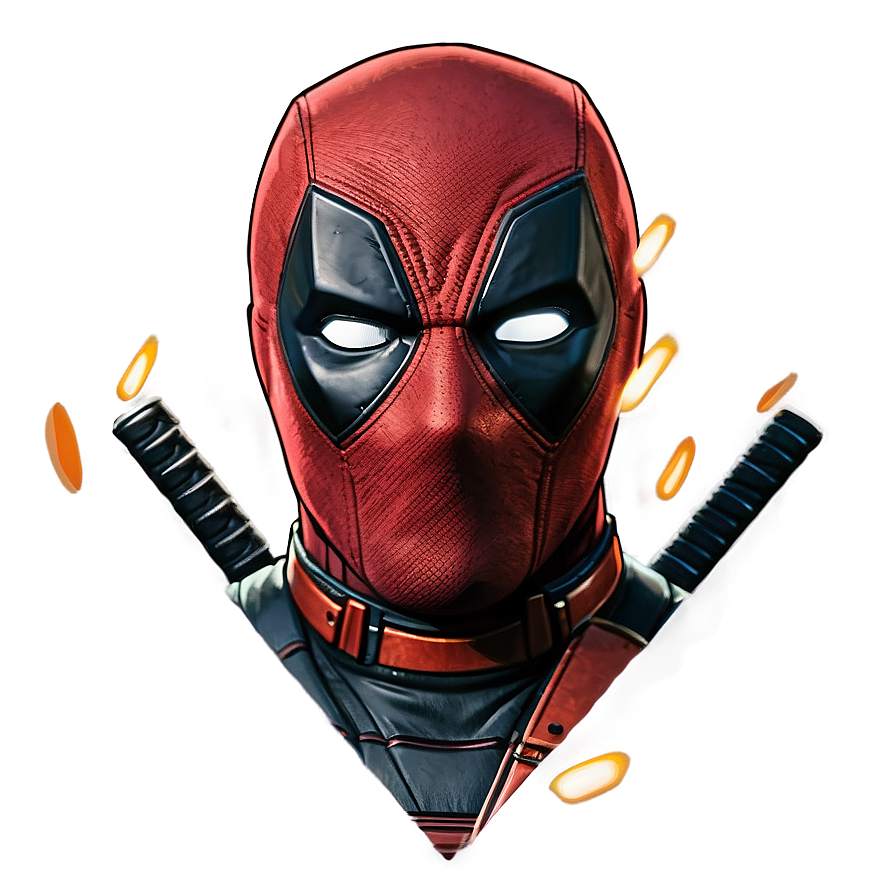 Deadpool Headshot Png Sce87 PNG Image