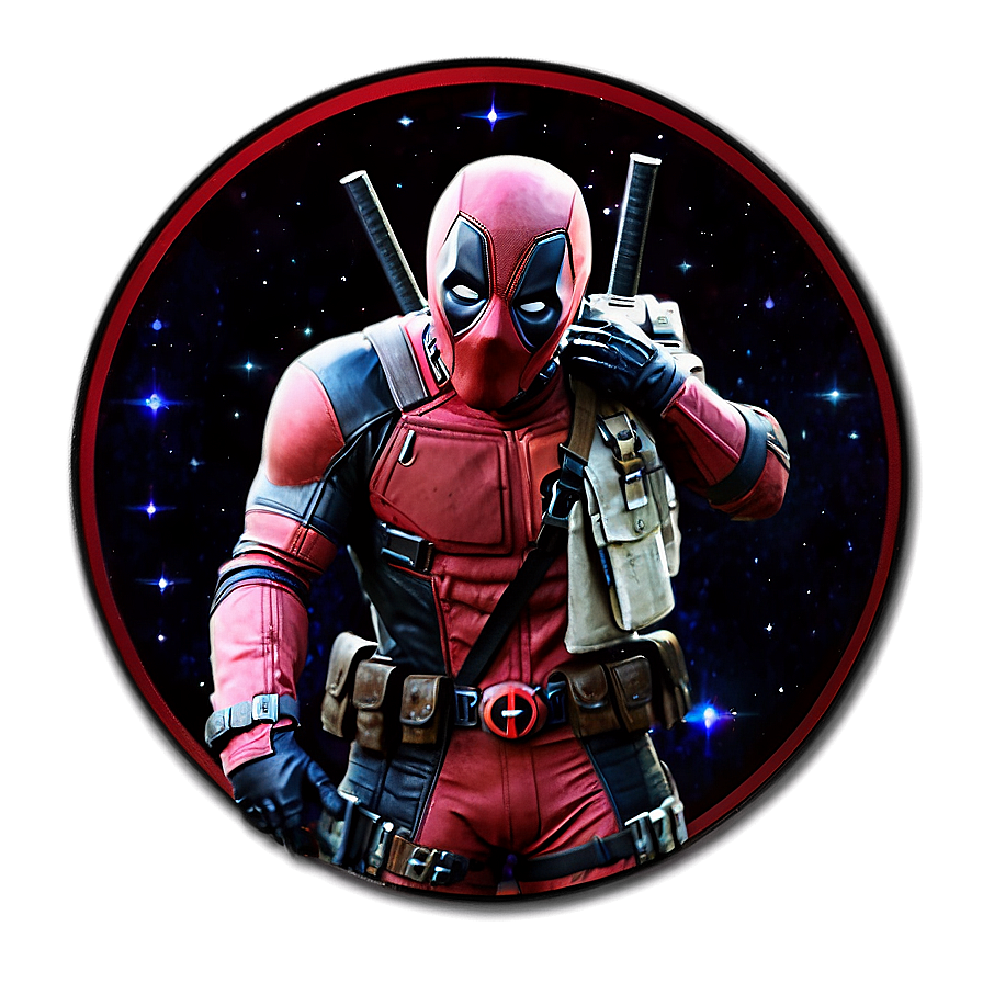 Deadpool In Space Suit Png Qve13 PNG Image