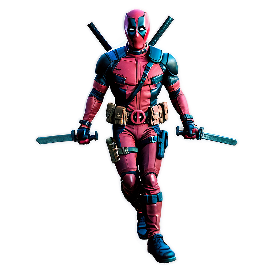 Deadpool Retro 80s Style Png 05212024 PNG Image