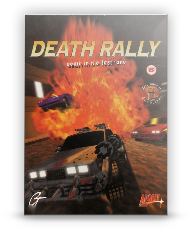 Death Rally Game Cover Art PNG Image