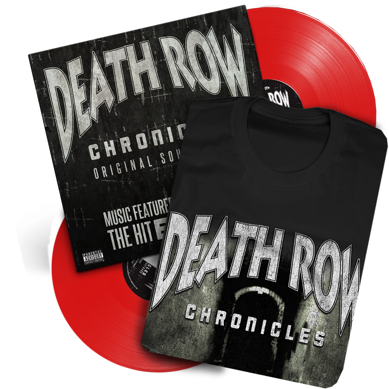 Death Row Chronicles Vinyl T Shirt Set PNG Image