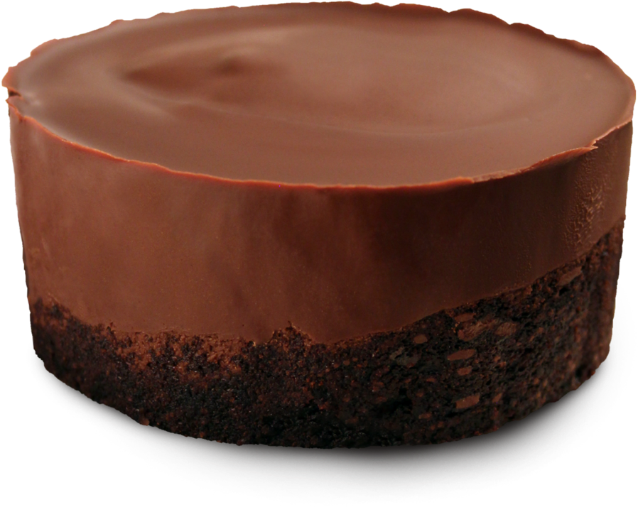 Decadent Chocolate Cake Ganache Frosting.png PNG Image