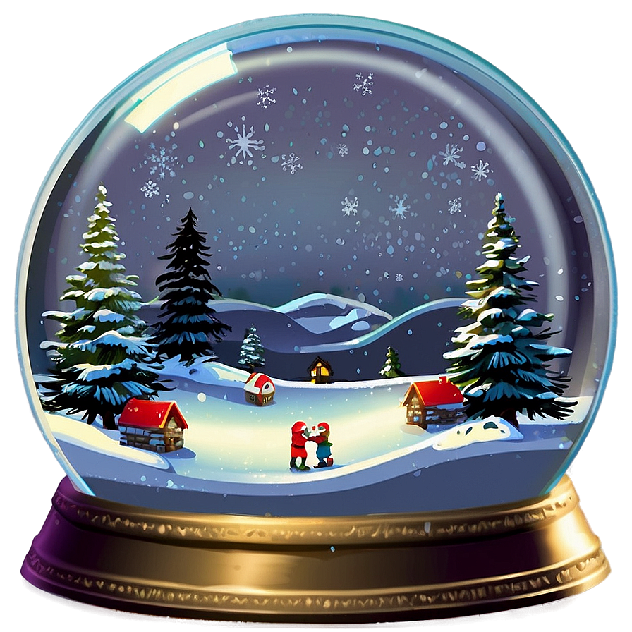 December Snow Globe Png 20 PNG Image