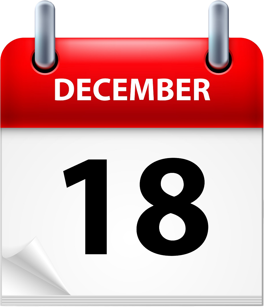 December18 Calendar Icon PNG Image