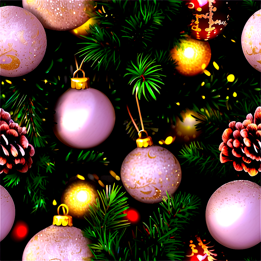 Decorated Christmas Eve Tree Png 7 PNG Image