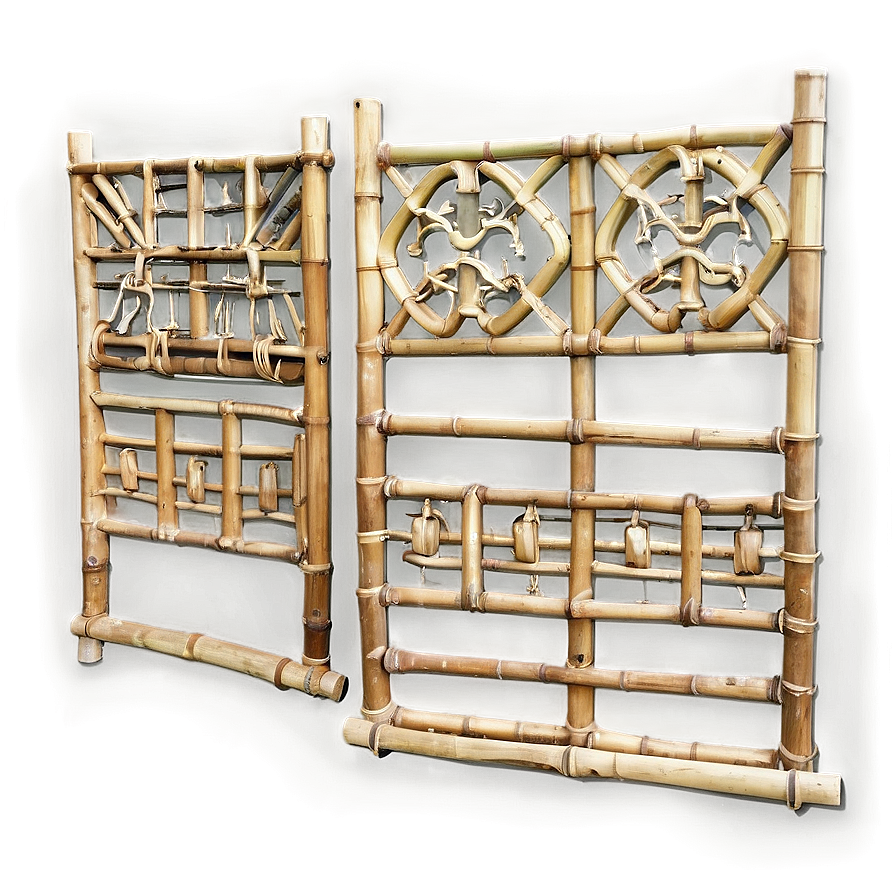 Decorative Bamboo Screens Png 05232024 PNG Image