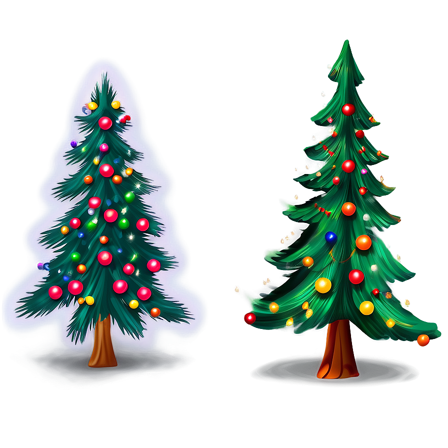 Decorative Christmas Tree Shape Png 06132024 PNG Image