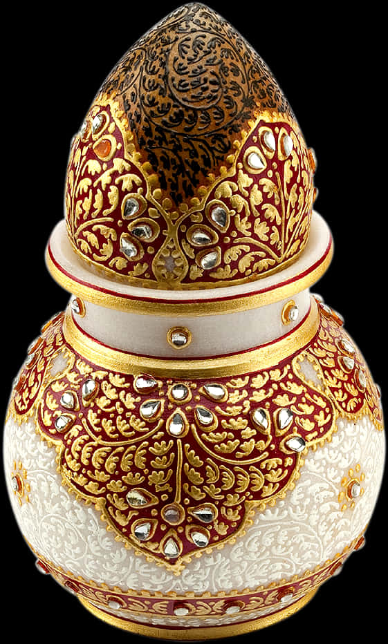 Decorative Eggon Stand Ornament PNG Image