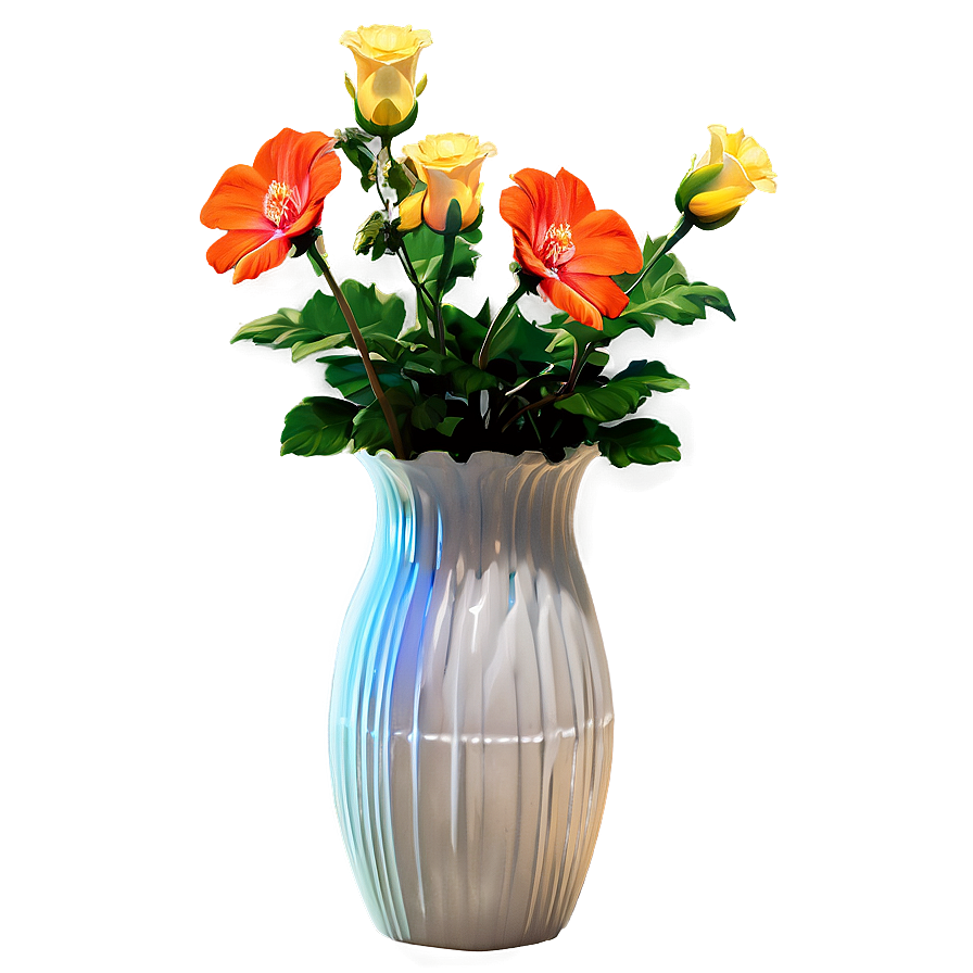 Decorative Flower Vase Png Pgp98 PNG Image