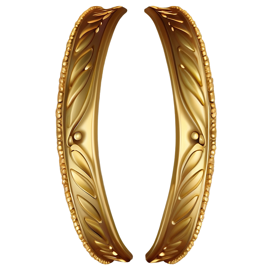 Decorative Gold Trim Png 06282024 PNG Image