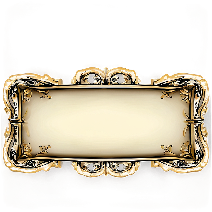 Decorative Text Box Element Png Wan21 PNG Image