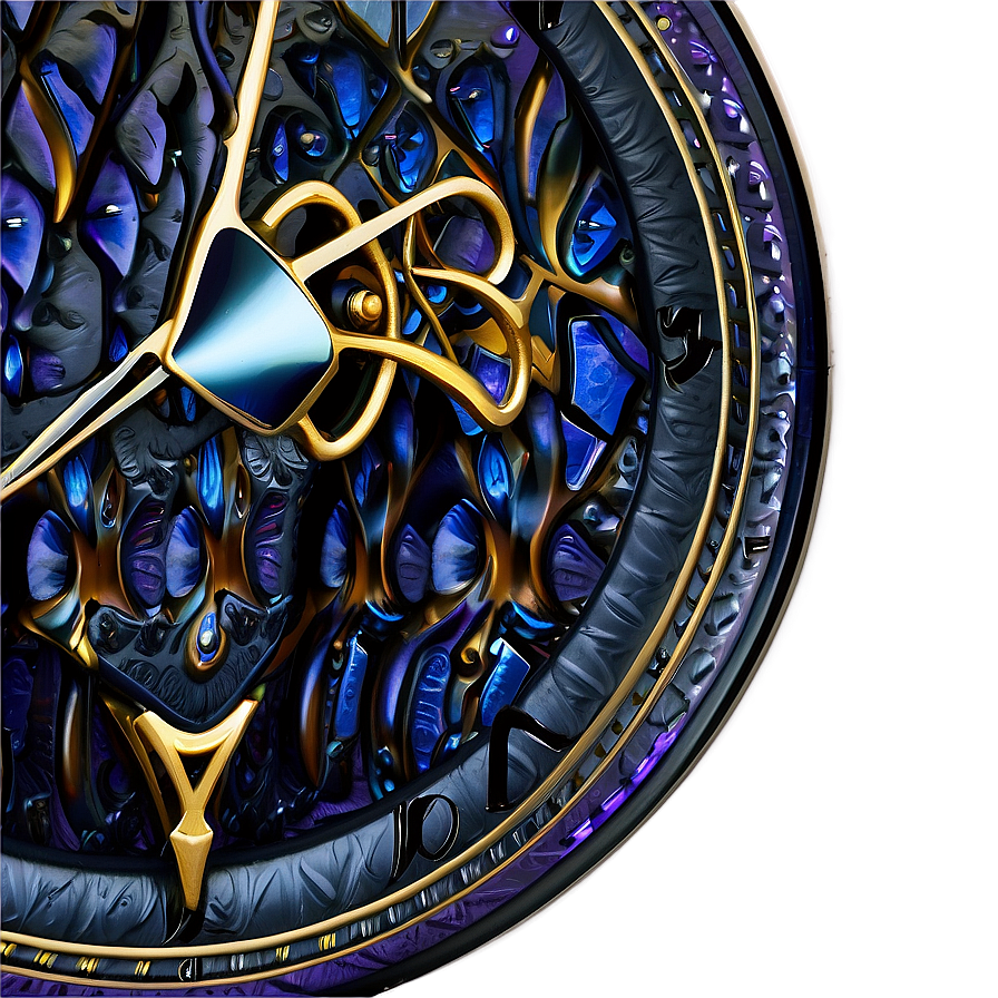 Decorative Wall Clock Png 06262024 PNG Image