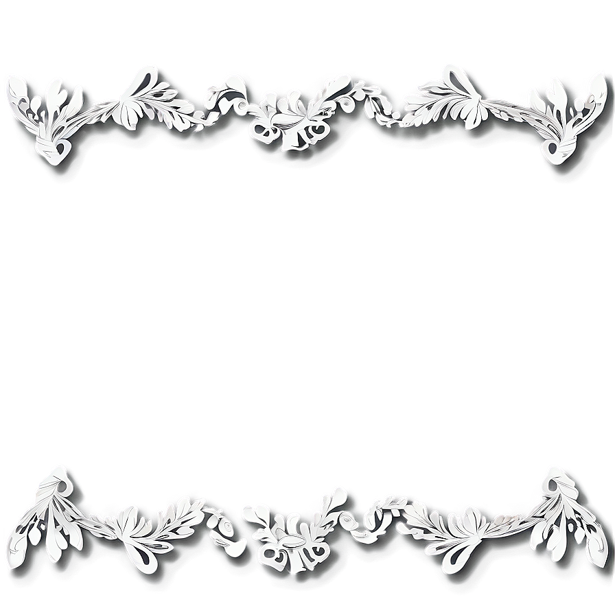 Decorative White Border Png Jow31 PNG Image