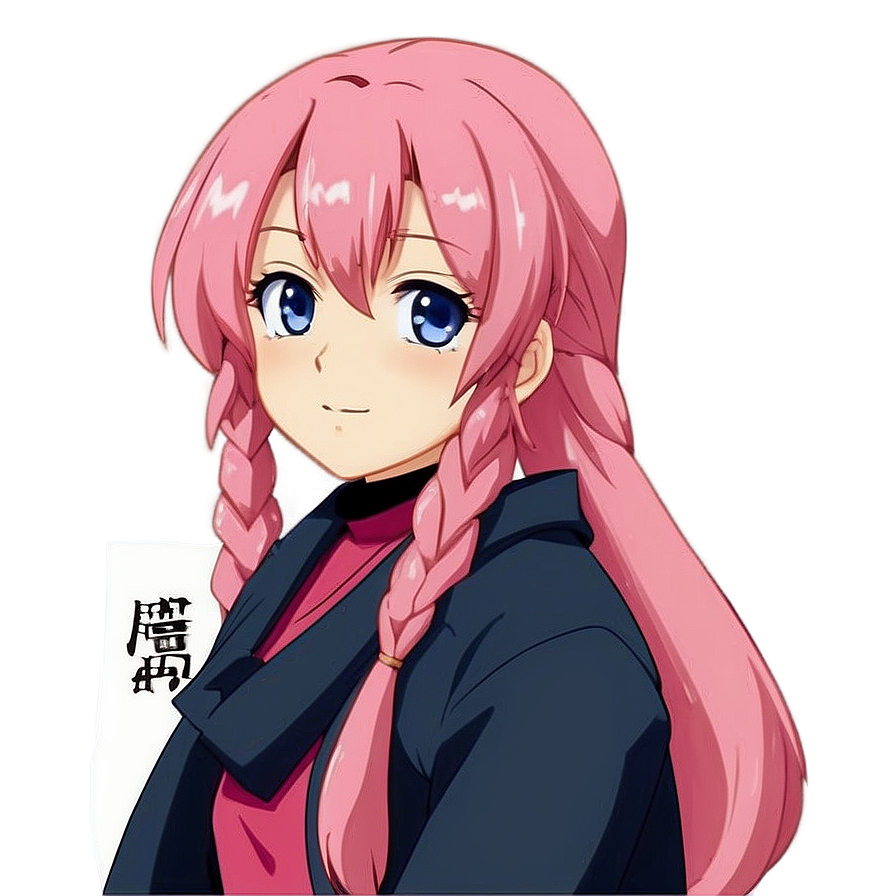 Deep Blush Anime Character Png 05232024 PNG Image