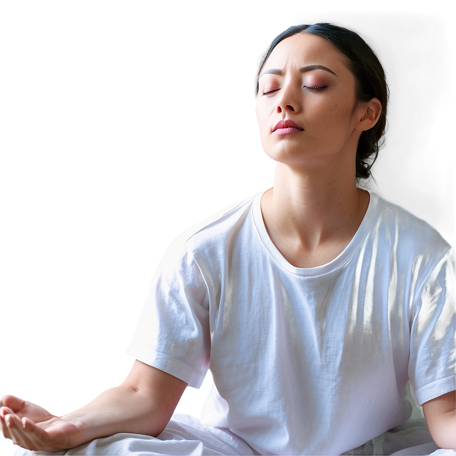 Deep Breathing Meditation Png Lsv4 PNG Image