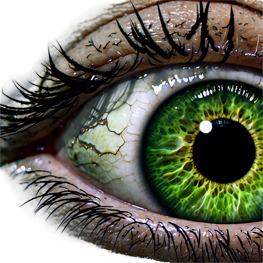 Deep Green Eye Detail Png Pps PNG Image