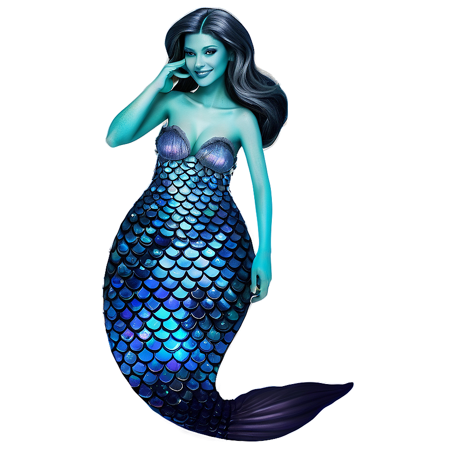 Deep Sea Mermaid Scales Png Bmu PNG Image