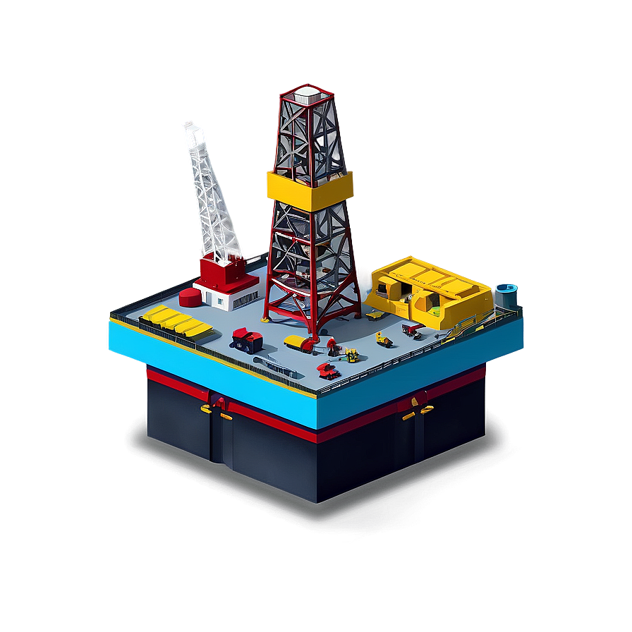 Deep Sea Oil Rig Png Jon38 PNG Image