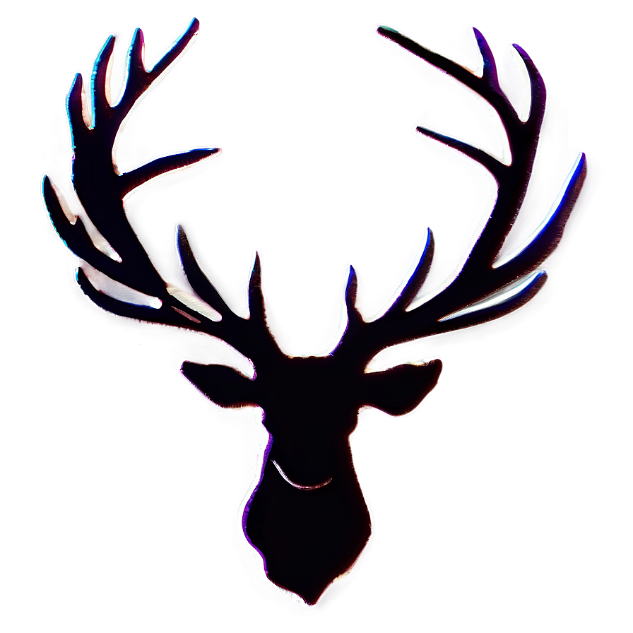 Deer Antler Silhouette Png Ywj43 PNG Image