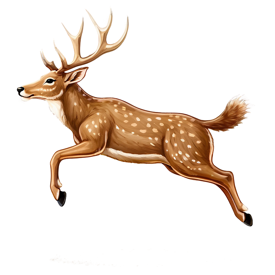 Deer Jumping Action Png 58 PNG Image