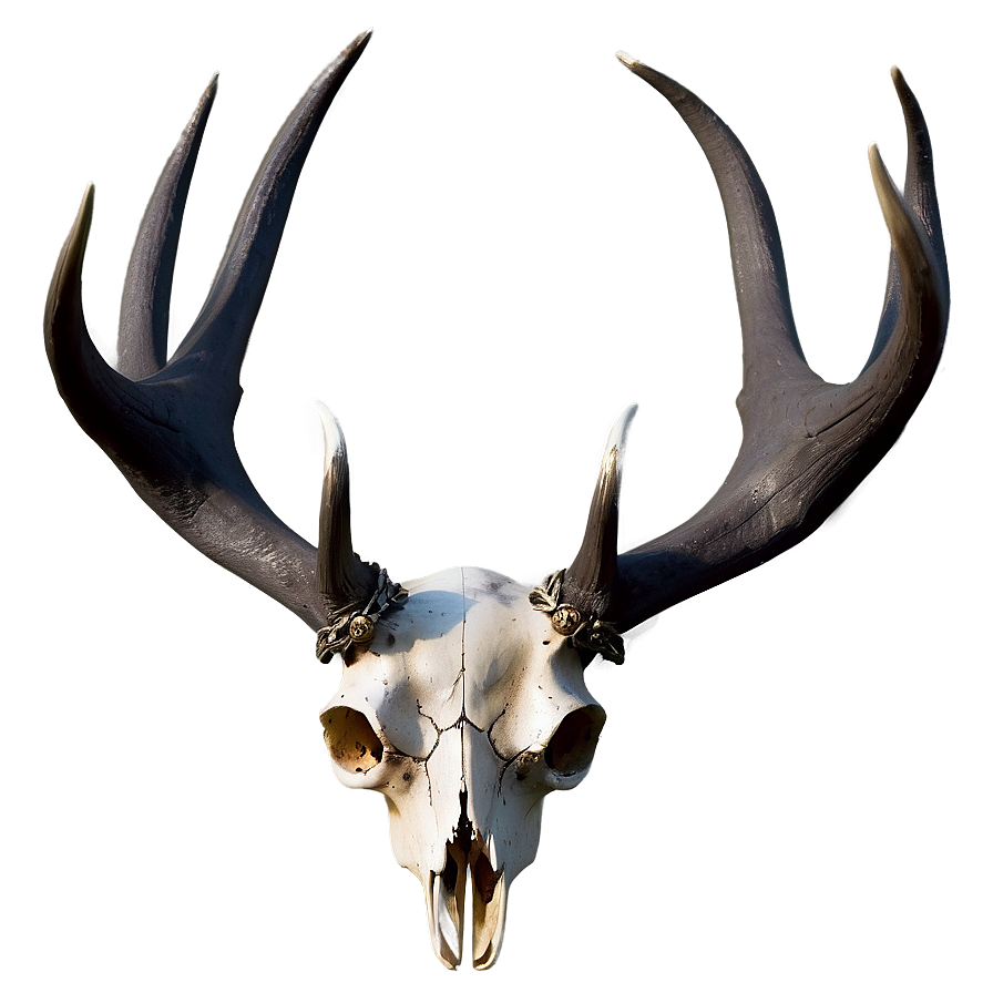 Deer Skull In Wilderness Png Kod PNG Image