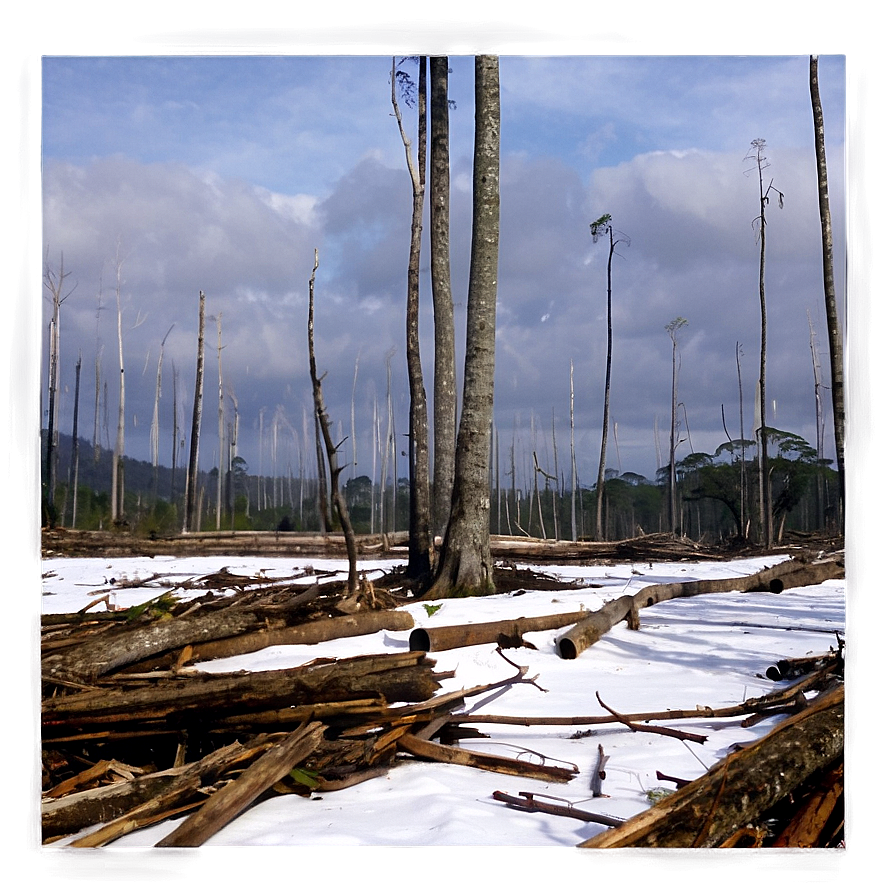 Deforestation Global Warming Connection Png Mgf PNG Image