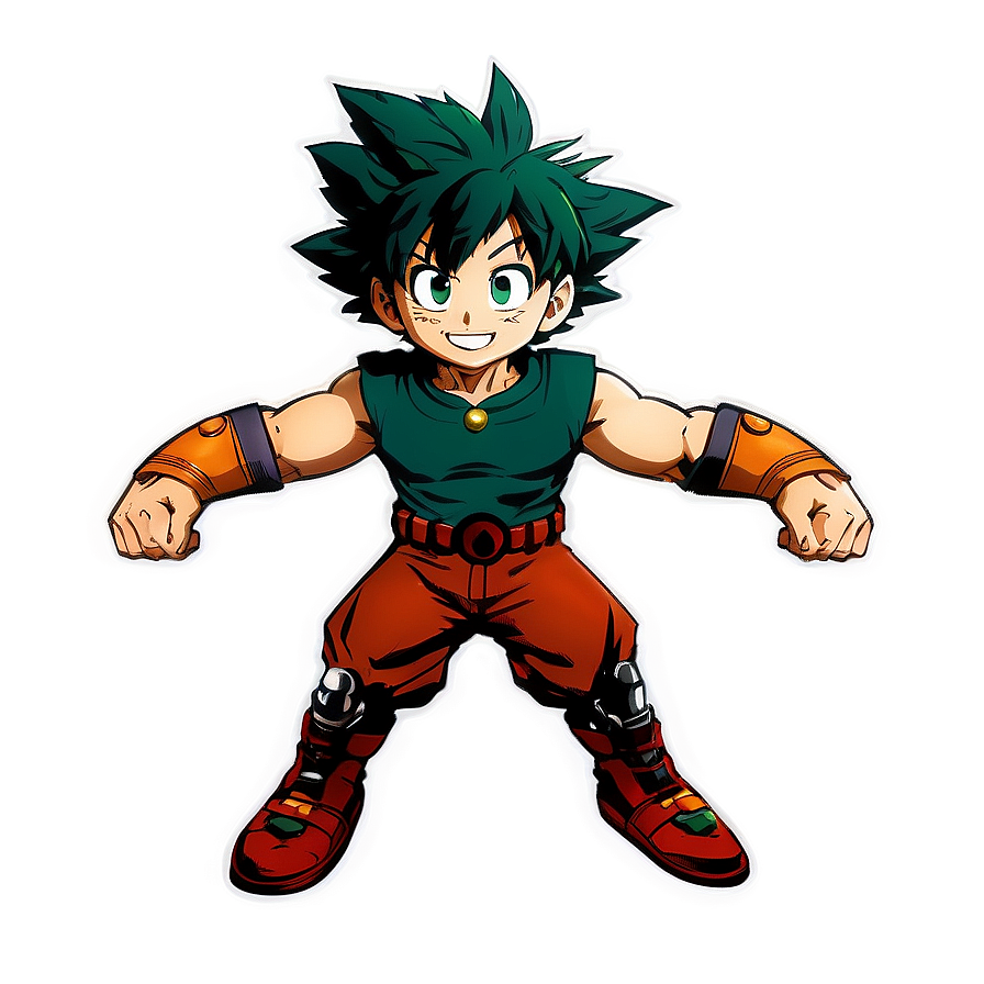 Deku Hero Pose Png Fwy39 PNG Image