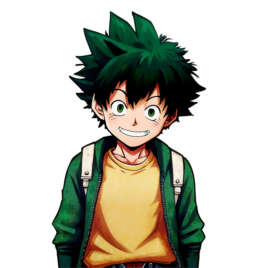 Deku Peace Sign Png Qjj8 PNG Image