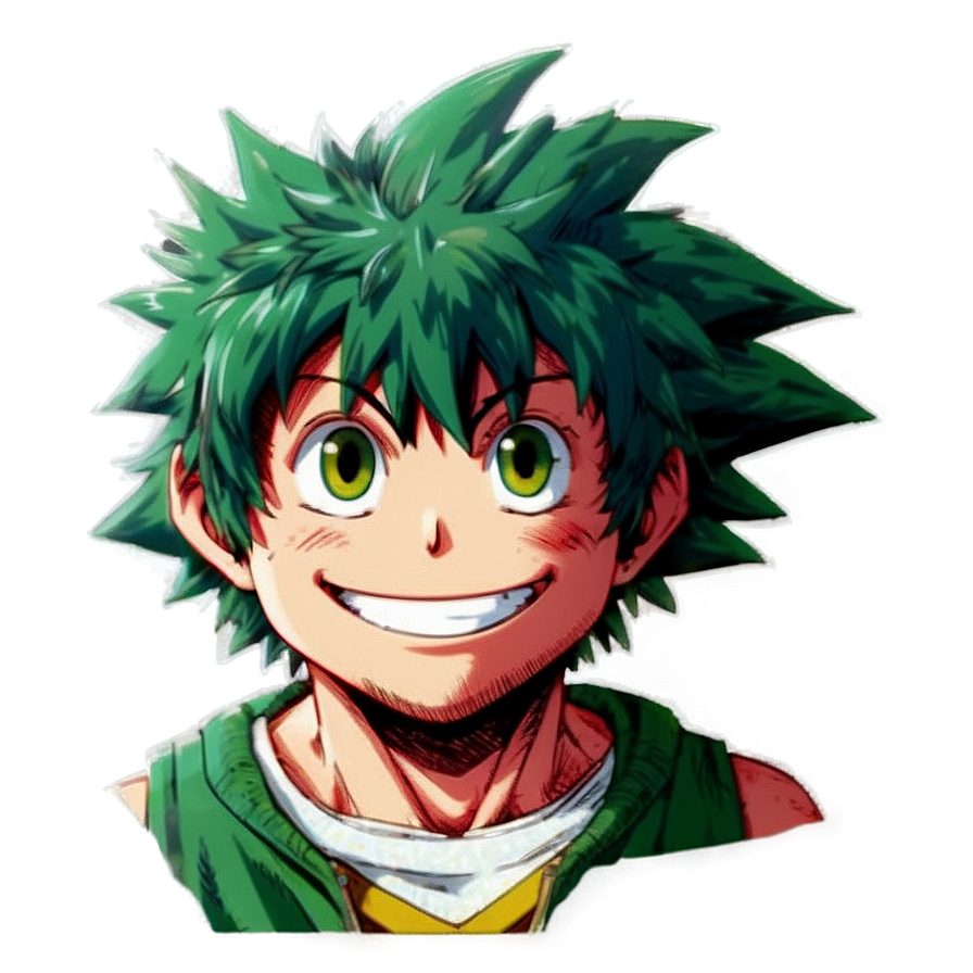 Deku Smiling Png 58 PNG Image