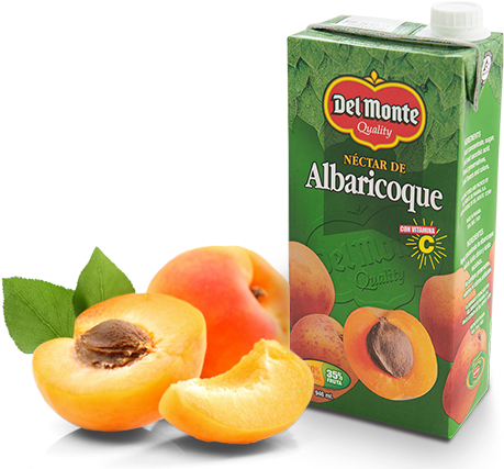 Del Monte Apricot Nectar Packaging PNG Image