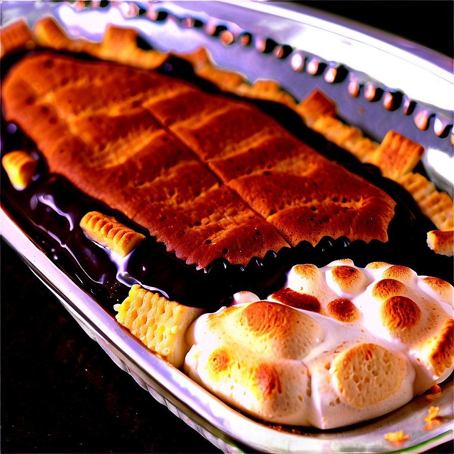 Delectable S'mores Pie Png 60 PNG Image