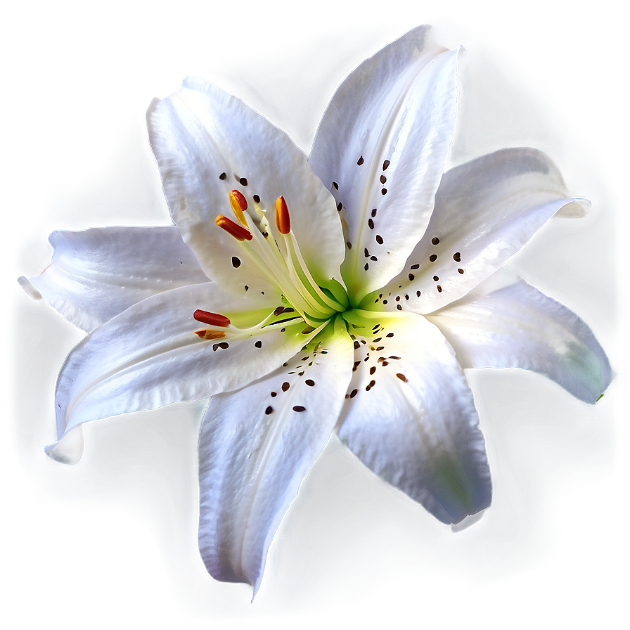 Delicate Lilies Close-up Png Nki41 PNG Image