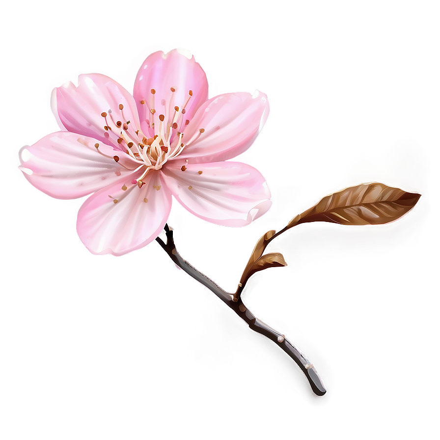 Delicate Pink Blossom Png 21 PNG Image