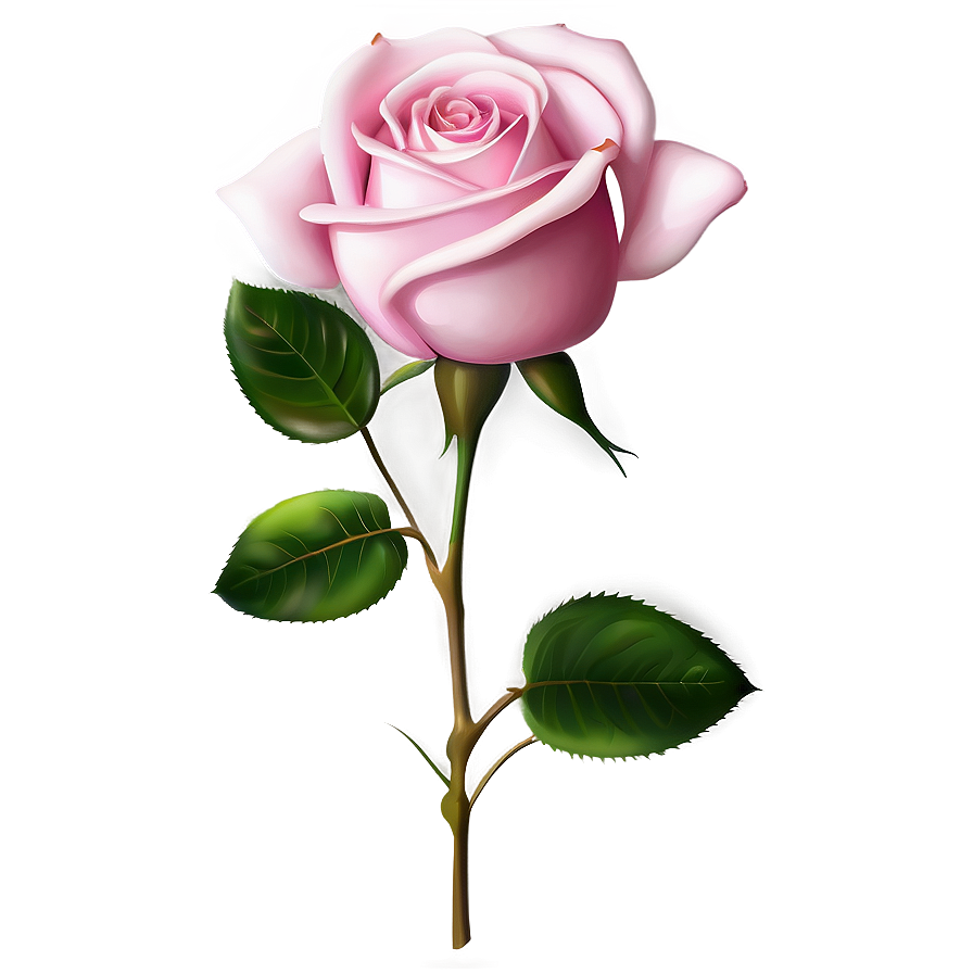 Delicate Pink Rose Png Laj49 PNG Image