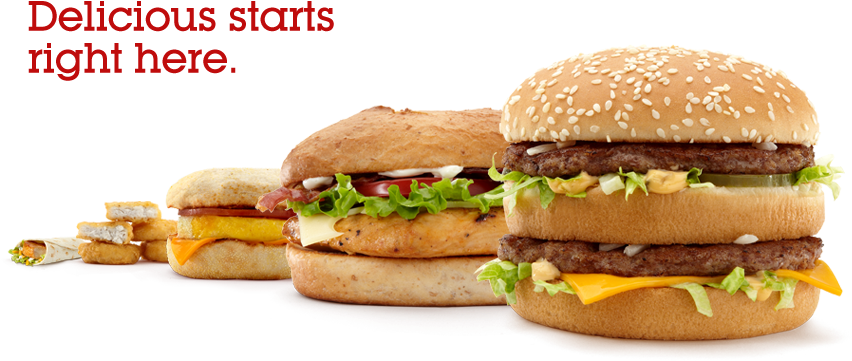 Delicious Fast Food Combo PNG Image