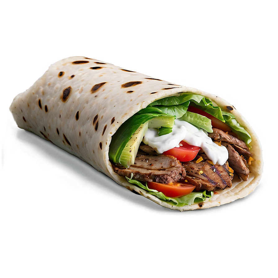 Delicious Gyro Wrap Png Cjl30 PNG Image