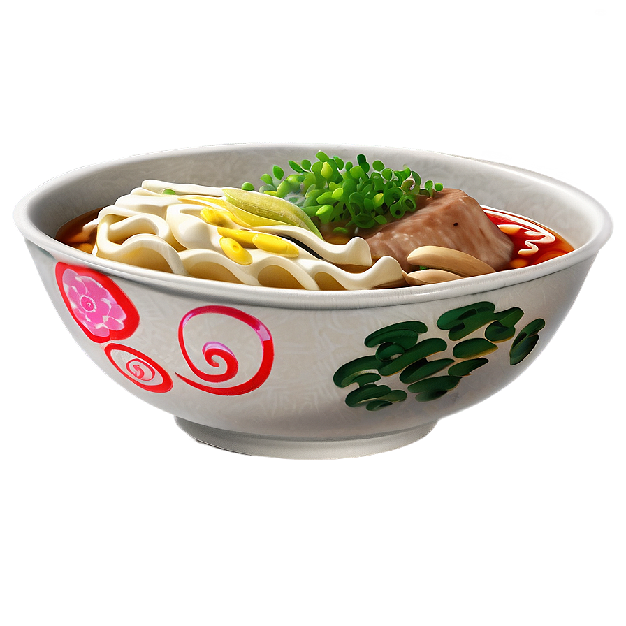 Delicious Ramen Bowl Png Ssn PNG Image