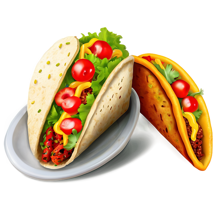 Delicious Taco Clipart Png 06262024 PNG Image