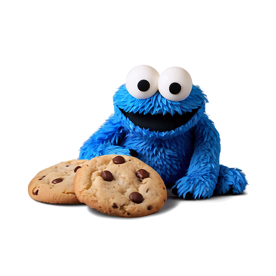 Delightful Cookie Monster Png 16 PNG Image