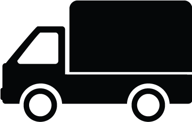 Delivery Truck Silhouette PNG Image